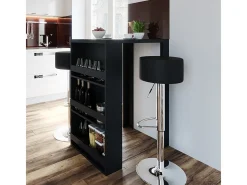 Vicco Móvel De Bar*Conjunto de mesa de bar antracite 57x80x106 Cinza antracite