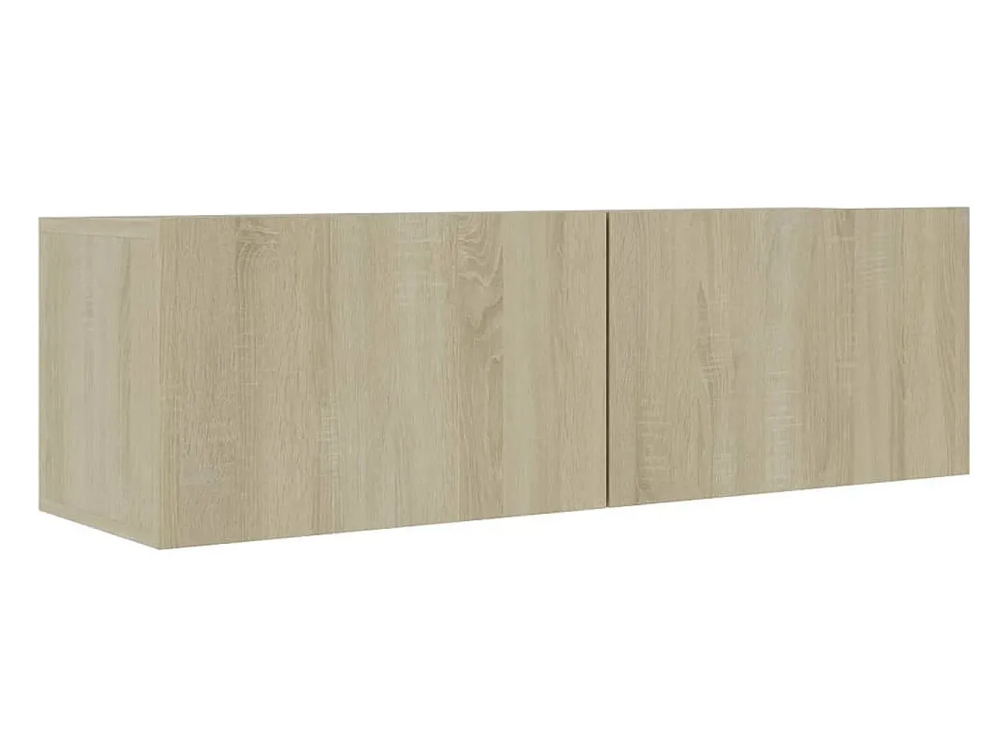 Conjunto de móveis armário aparador TV televisão sala de estar quarto sala 6 peças sonoma carvalho madeira projetada marrom 02_0025115*Helloshop26 Discount