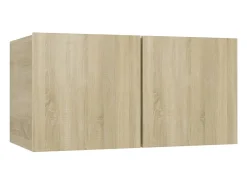 Conjunto de móveis armário aparador TV televisão sala de estar quarto sala 6 peças sonoma carvalho madeira projetada marrom 02_0025115*Helloshop26 Discount