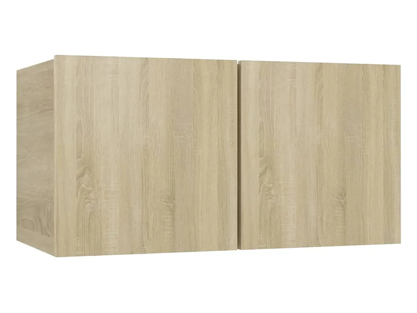 Conjunto de móveis armário aparador TV televisão sala de estar quarto sala 6 peças sonoma carvalho madeira projetada marrom 02_0025115*Helloshop26 Discount