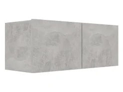 Conjunto de móveis armário aparador TV televisão sala de estar quarto sala de estar 4 peças madeira projetada cinza 02_0024712*Helloshop26 Hot