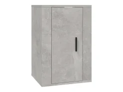 Conjunto de móveis armário aparador TV televisão sala de estar quarto sala de estar 4 peças madeira projetada cinza 02_0024691*Helloshop26 Sale