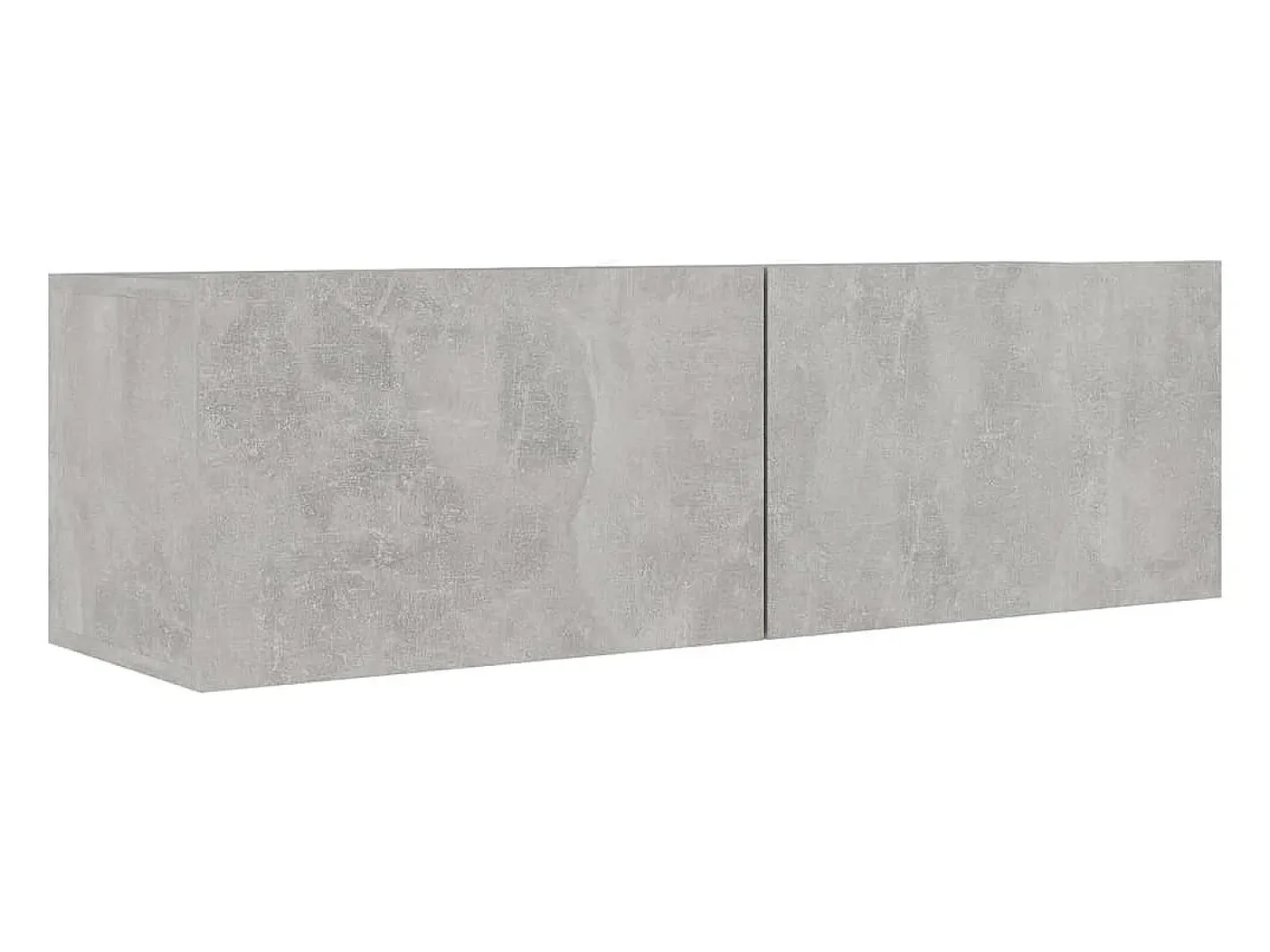 Conjunto de móveis armário aparador TV televisão sala de estar quarto sala 4 peças madeira projetada cinza 02_0024299^Helloshop26