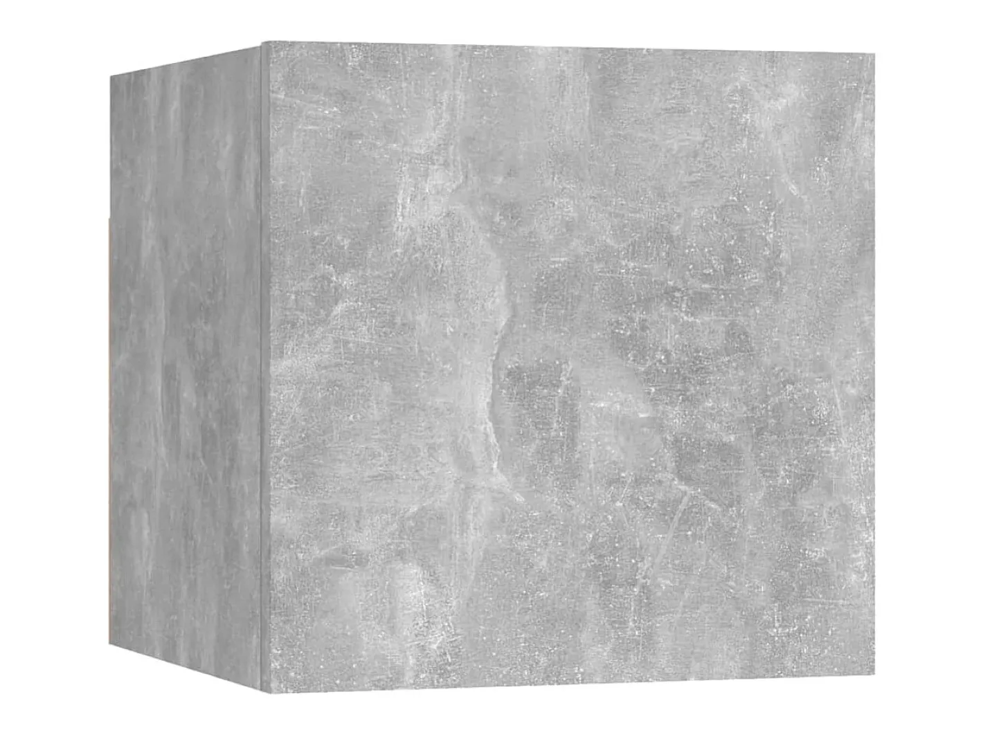 Conjunto de móveis armário aparador tv televisão sala de estar quarto 6 peças madeira projetada cinza 02_0025045^Helloshop26 Best