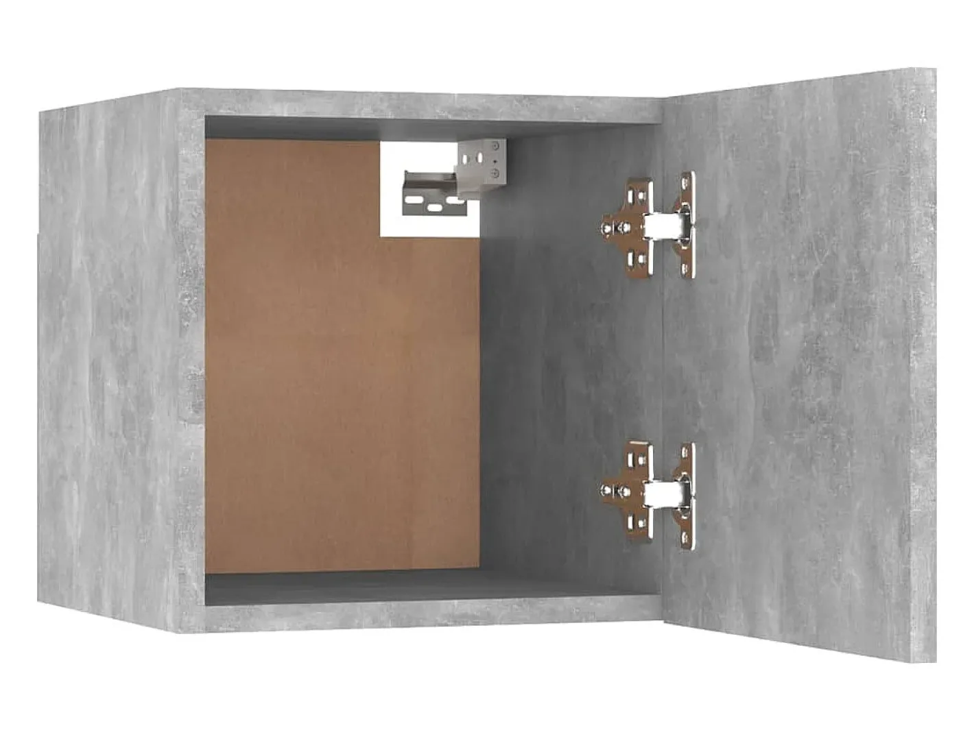 Conjunto de móveis armário aparador tv televisão sala de estar quarto 6 peças madeira projetada cinza 02_0025045^Helloshop26 Best