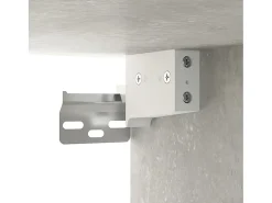 Conjunto de móveis armário aparador tv televisão sala de estar quarto 6 peças madeira projetada cinza 02_0025045^Helloshop26 Best
