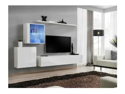 Conjunto de móveis de parede para sala de estar SWITCH XV, na cor brilhante.^Price Factory
