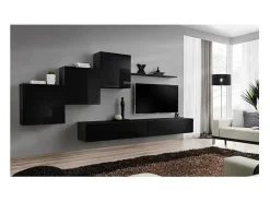 Conjunto de móveis de parede para sala de estar SWITCH X, cor brilhante. Móvel De Tv