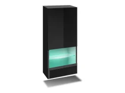 Clearance Conjunto de móveis de sala de estar s, suspensos, coleção CEPTO XXVII. 240cm, 8 móveis, leds, modulares. Móvel De Tv