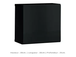 Conjunto de móveis de sala de estilo industrial SWITCH M2. Cor preta.^Price Factory Online