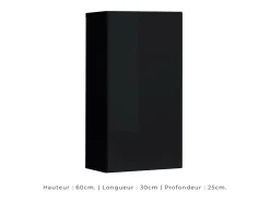 Conjunto de móveis de sala de estilo industrial SWITCH M2. Cor preta.^Price Factory Online