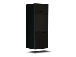 Conjunto de móveis de sala de estar s suspensos coleção CEPTO II 256cm, 6 portas, 4 prateleiras, LEDs, modulares.*Price Factory Discount