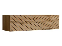 Conjunto de móveis de sala de estar da coleção SWITCH VII, cor de carvalho com acabamentos fresados.*Price Factory New