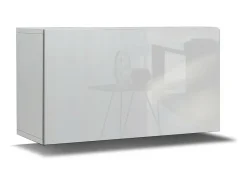 Conjunto de móveis de sala de estar s suspensos coleção CEPTO VII 249cm, 8 portas, modulares.*Price Factory Best