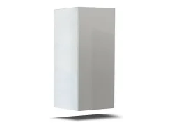 Conjunto de móveis de sala de estar s suspensos coleção CEPTO VI 256cm, 7 portas, prateleira de parede preta, leds, modulares.*Price Factory Outlet