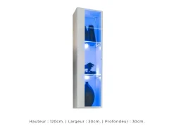 Conjunto de móveis para sala de estar estilo industrial SWITCH M2. Cor branca.*Price Factory Clearance