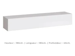Conjunto de móveis para sala de estar estilo industrial SWITCH M2. Cor branca.*Price Factory Clearance