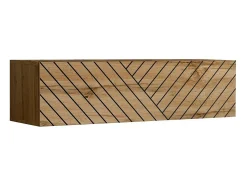 Conjunto de móveis para sala de estar SWITCH V, na cor e carvalho. Acabamentos em brilhante e carvalho fresado.*Price Factory Hot