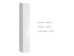 Sale Conjunto de móveis para sala de estar estilo industrial SWITCH M5. Cor branca. Móvel De Tv