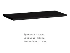 Conjunto de móveis para sala de estar estilo industrial SWITCH M5. Cor preta.*Price Factory New