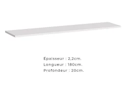 Conjunto de móveis para sala de estar estilo industrial SWITCH M4. Cor branca.^Price Factory Online