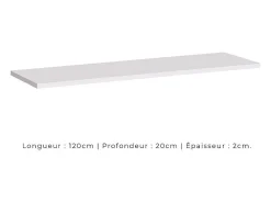 Sale Conjunto de móveis para sala de estar SWITCH XXIII, design e branco Móvel De Tv