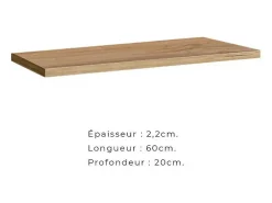 Conjunto de móveis para sala de estar estilo industrial SWITCH M5. Cor carvalho.*Price Factory New