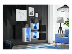 Conjunto de móveis para sala de estar SWITCH SBIV design. Cores e branco.*Price Factory Sale