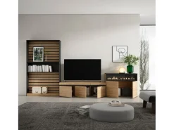 Skraut Home Móvel De Tv*Conjunto de móveis TV, 360x35x186cm, Para televisores até 65