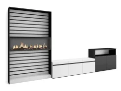 Skraut Home Móvel De Tv*Conjunto de móveis TV, 360x35x186cm, Para televisores até 65