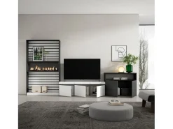 Skraut Home Móvel De Tv*Conjunto de móveis TV, 360x35x186cm, Para televisores até 65
