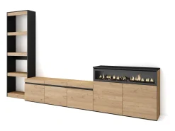Skraut Home Móvel De Tv*Conjunto de móveis TV, 310x35x186cm, Para televisores até 65