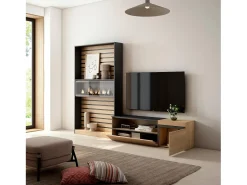 Best Conjunto de móveis TV, 260x35x186cm, Para televisores até 65