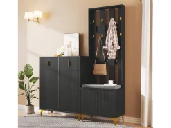 Conjunto de vestiário - com ganchos, sapateira e armário -^ModernLuxe Sale