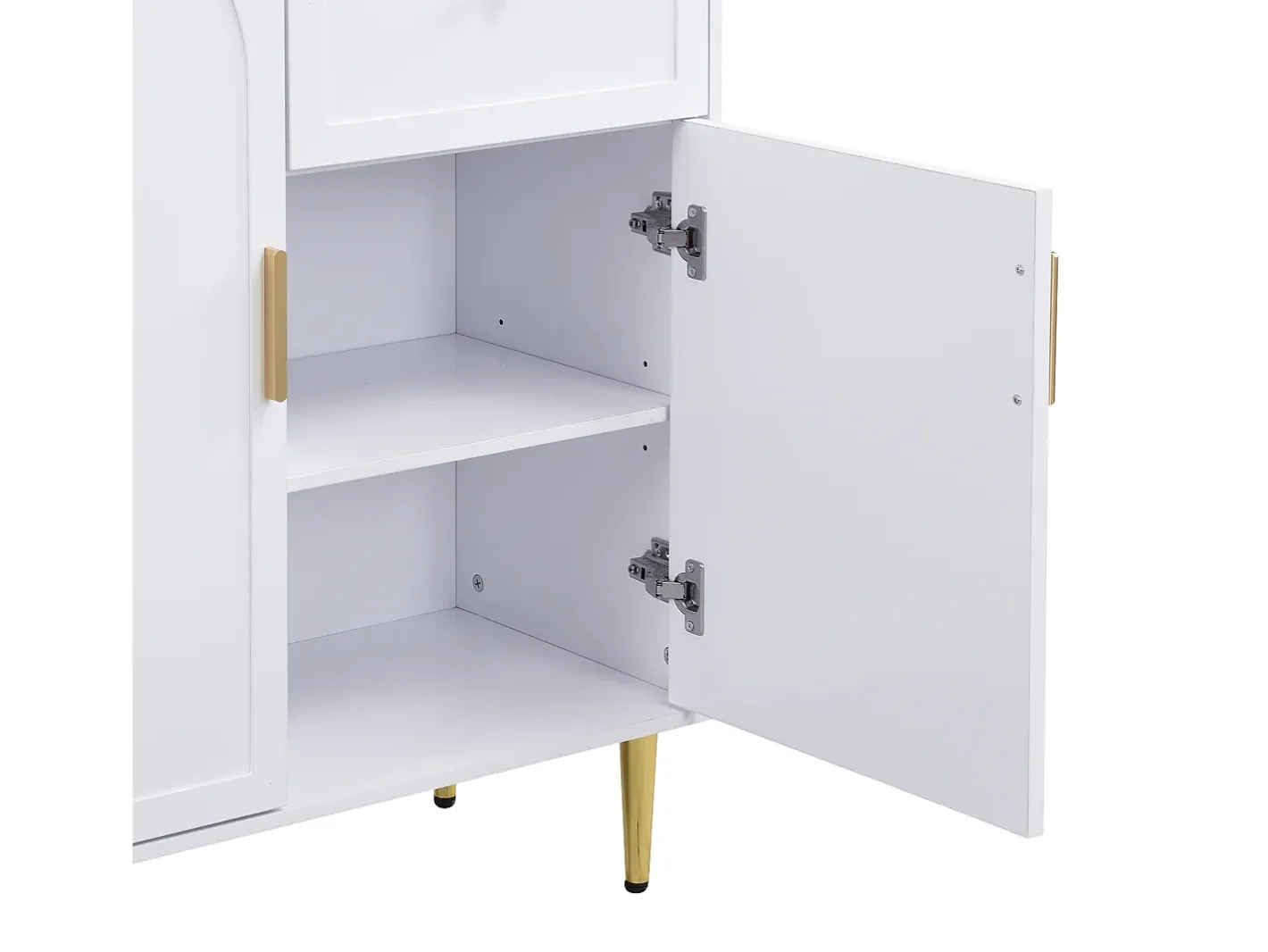 Discount Conjunto de vestiário de entrada 80x35x175.5 cm - 2 portas e 1 gaveta - com 3 ganchos - Prateleiras ajustáveis - MDF - Móvel De Entrada