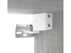 vidaxl Móvel De Tv*Conjunto móveis de TV 2 pcs madeira processada sonoma cinza Cinzento
