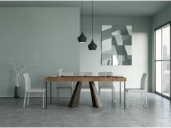 New Consola extensível 90x40/190 cm Diamante Small Premium Tinted Fir Bear frame Consola