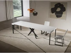Consola extensível 90x40/300 cm Saki freixo pernas antracite^ITAMOBY Hot