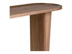 Outlet Consola oval em nogueira meio ponto 3249 Consola