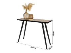 Best Console de entrada estilo design dimensões 100x35x78cm Consola