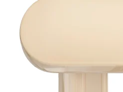 Vente-unique Consola*Console em MDF - lacado - LESONA Bege