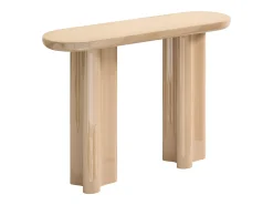 Vente-unique Consola*Console em MDF - lacado - LESONA Bege