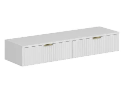 Vente-unique Consola*Console suspenso com 2 gavetas - - FRALYN de Pascal Morabito Branco