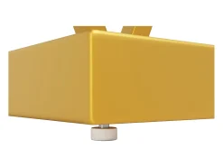 Hot Console 120x29,5x80 cm - con tampo efeito mármore - Metal - + dourado Consola