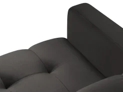 - Poltrona "Bali" em veludo cinza escuro - 87x92x75cm^Cosmopolitan Design Hot