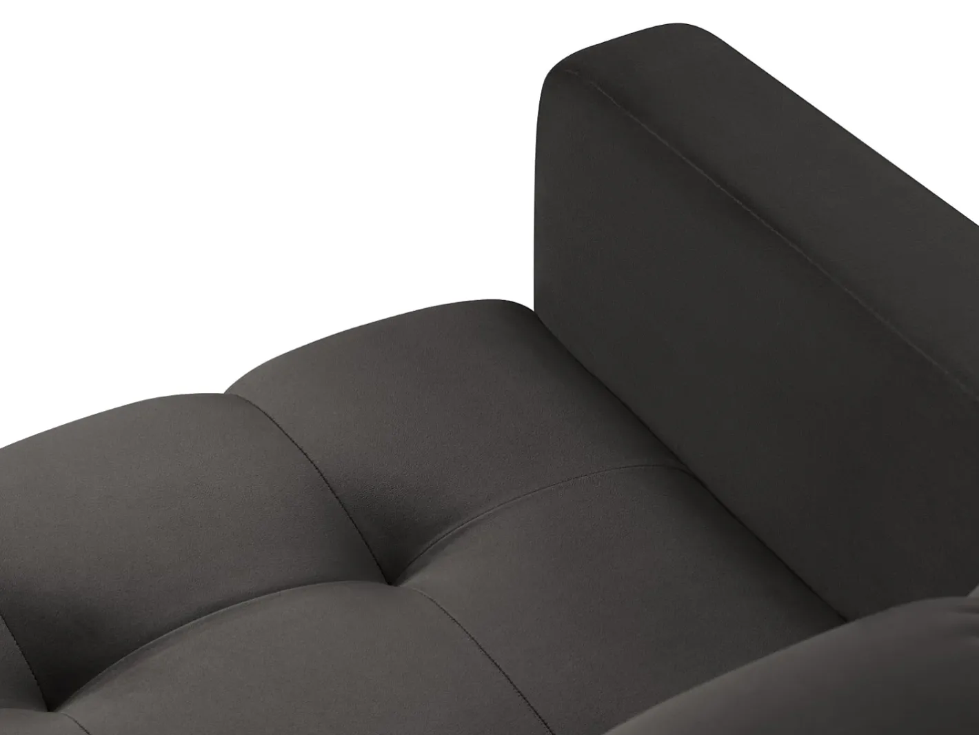 - Poltrona "Bali" em veludo cinza escuro - 87x92x75cm^Cosmopolitan Design Hot