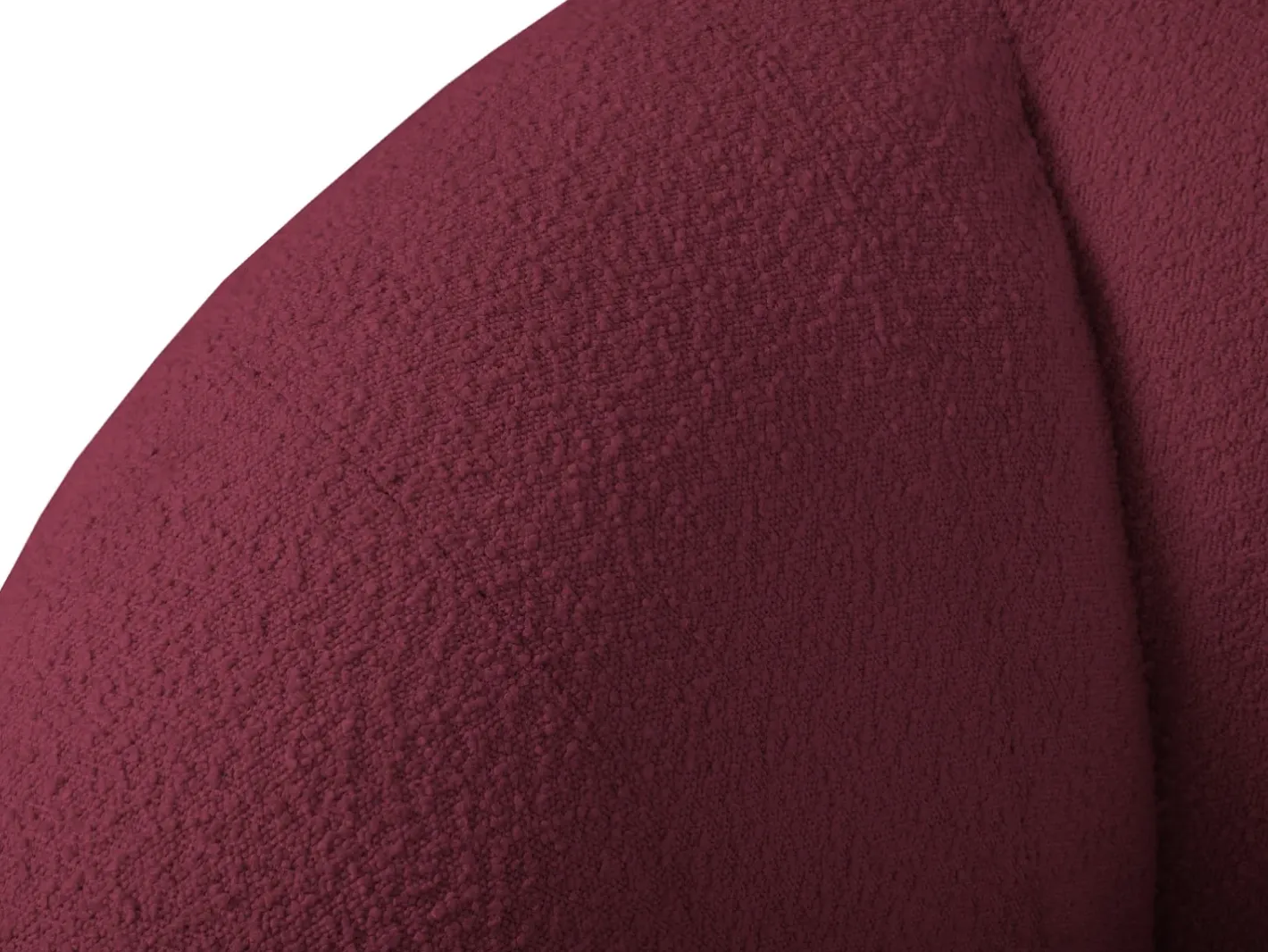 - Poltrona "Essen" em tecido bouclé - 130x95x86cm*Cosmopolitan Design New
