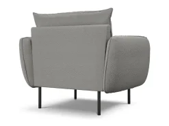 - Poltrona "Vienna" em tecido bouclé cinza - 97x94x95cm*Cosmopolitan Design Clearance