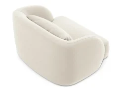 - Poltrona "Tulum" em veludo claro - 103x90x70cm Poltrona