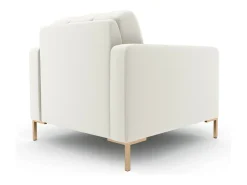 - Poltrona "Bali" em tecido estrutural claro - 87x92x75cm*Cosmopolitan Design Online